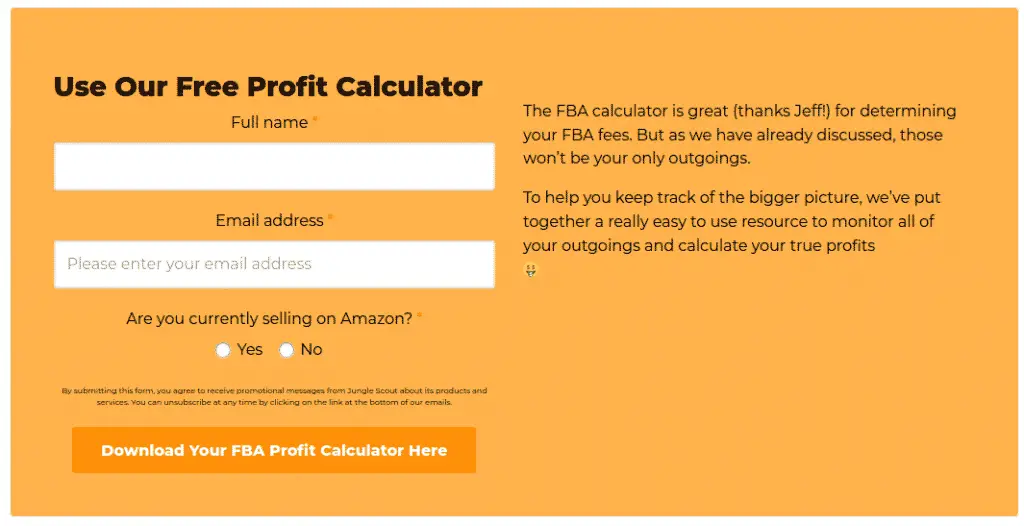 Amazon calculator extension 