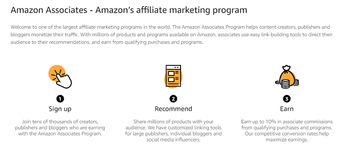 How does Amazon's Associate Program work?